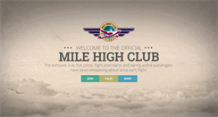 Desktop Screenshot of milehighclub.com